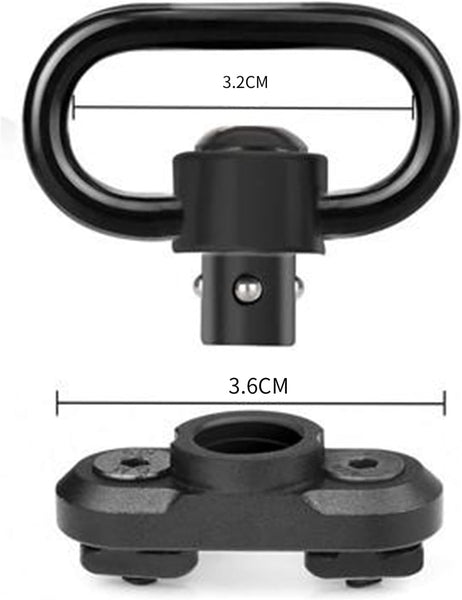 Qd Sling Mount Kit For Rifles Quick Release Rail Adapter Other Hunting