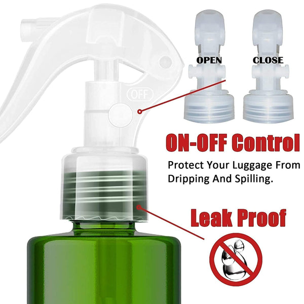 2 Pack 7Oz Fine Mist Spray Bottles For Hair Leak Proof & Uv Protection Travel Bottles & Containers
