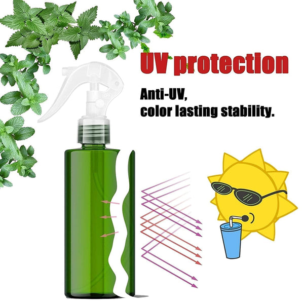 2 Pack 7Oz Fine Mist Spray Bottles For Hair Leak Proof & Uv Protection Travel Bottles & Containers