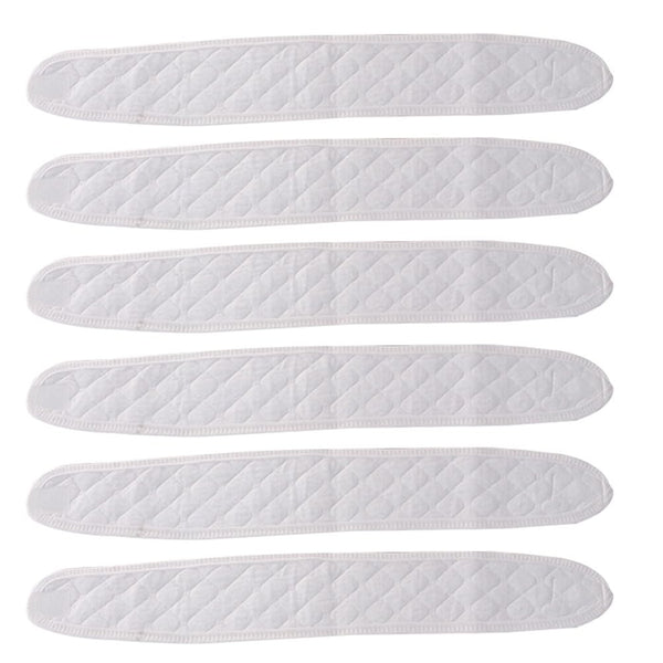6Pcs Cotton Baby Belly Band Infant Umbilical Cord Soft Newborn Navel Belt (White) Baby Bibs & Burp Cloths