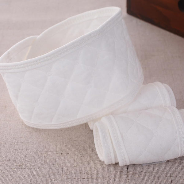 6Pcs Cotton Baby Belly Band Infant Umbilical Cord Soft Newborn Navel Belt (White) Baby Bibs & Burp Cloths