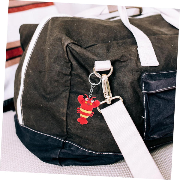 10Pcs Simulation Sea Animals Keychains Cute Cartoon Lobster Pendant Decor For Bags Backpacks And Phones Fun Party Favors Boys Handbag Accessories