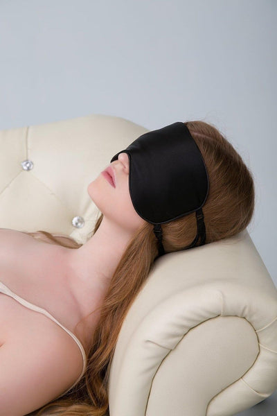 Mulberry Silk Sleep Mask With Adjustable Strap & Nose Baffle Sleep Masks