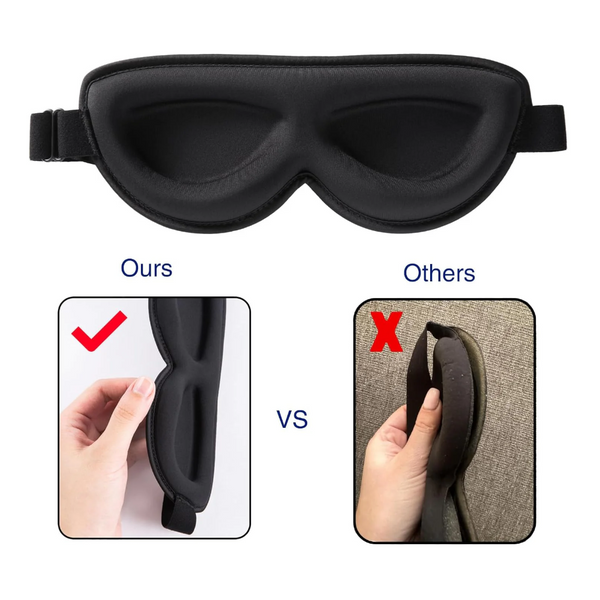 3 Pack Petite For Small Heads Contoured Cups Machine Washable Sleep Masks