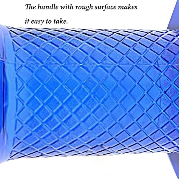 75 Oz (2.2 L) Dumbbell Shaped Water Bottle | Big Capacity Bpa Free Flip Top Leak Proof Lid Blue Water Bottles