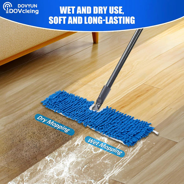 2 Pack Microfiber Mop Refills Compatible With O Cedar Dual Action Flip Resuable Replacement Heads For Dry & Wet Use Mop Pads