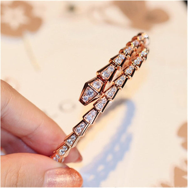 Bracelet Snake Shape Adjustable Bangle Fashion Classic Style Male Lady Couple Wedding Party Gift Ladies Jewelry Bracelets