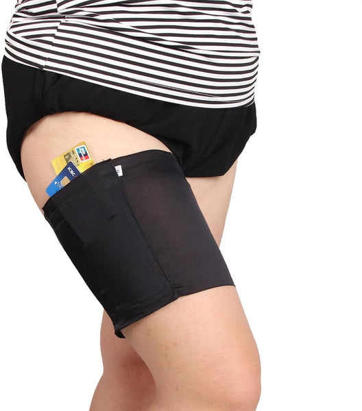 Thigh Sock Strap Anti Slip Phone And Credit Card Holder Thicken Women Garter Purse For Security Other Mobile Accessories