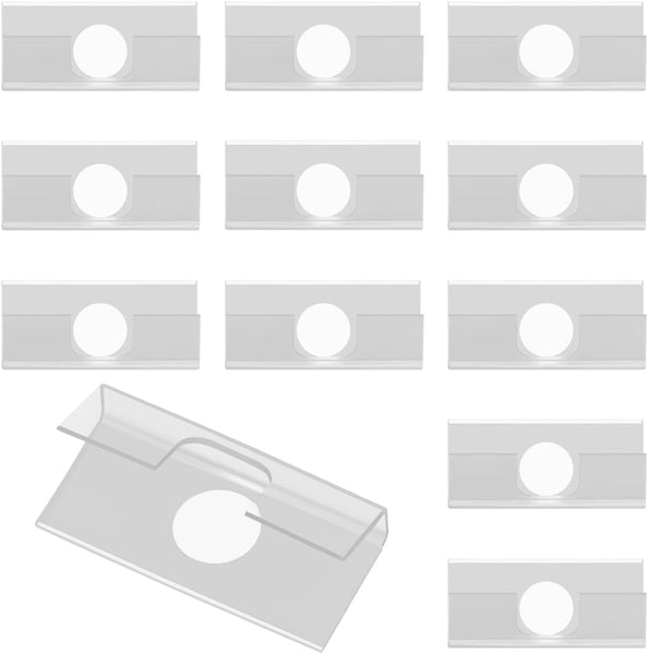 600 Pcs Clear Hangers Ear Jewelry Plastic Clothes Earring Display Hook Adhesive Ring Hooks White Cards For Selling Hanging Pvc Earrings