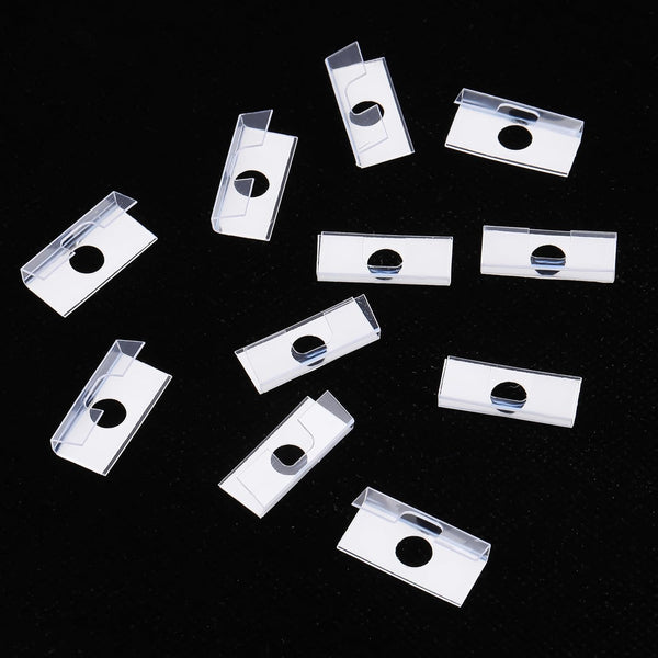 600 Pcs Clear Hangers Ear Jewelry Plastic Clothes Earring Display Hook Adhesive Ring Hooks White Cards For Selling Hanging Pvc Earrings