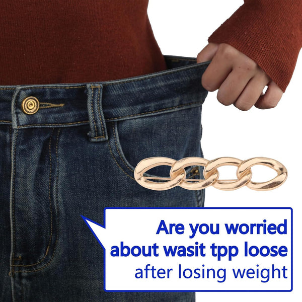 Waist Tightener Clips Adjustable Jean Fit Set 3 Women's Pants