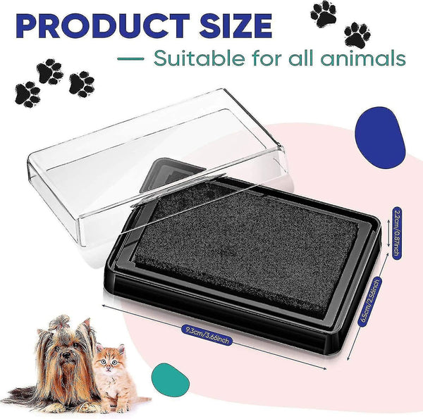 Cat And Dog Paw Print Stamp Pad Pet Paws Ink Safe Friendly No Mess For Puppy Kitten Pads