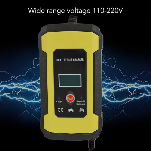 Pulse Repair Charger Car Battery Flame Resistant For (Us Plug) Jump Starters