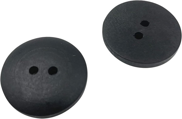 50Pcs 25Mm (1 Inch) Wood Buttons Large Natural Wooden Zqmall For Sewing Children Sweater Crafts Bulk Q2161 Badge & Button Makers