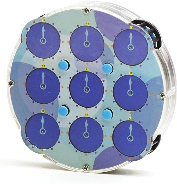 Speed Cube Clock M Magic Transparent Blue Puzzle Educational Fidget 3D Toy Educational Toys
