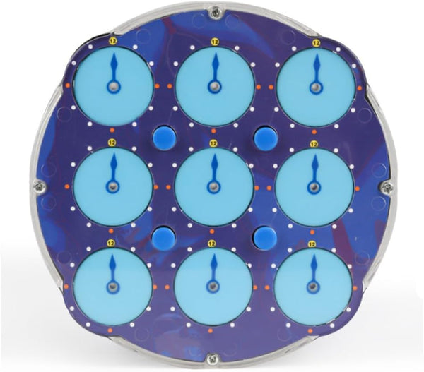 Speed Cube Clock M Magic Transparent Blue Puzzle Educational Fidget 3D Toy Educational Toys
