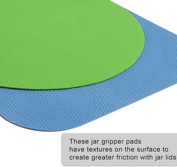 4 Piece Jar Opener Set: Silicone Grippers For Arthritis & Weak Hands Can Openers