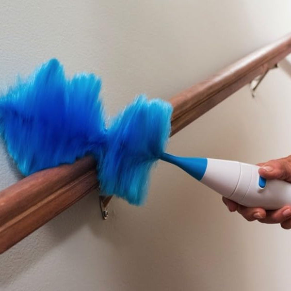 Electric Feather Duster With Adjustable Handle For Home And Office Use Dusters