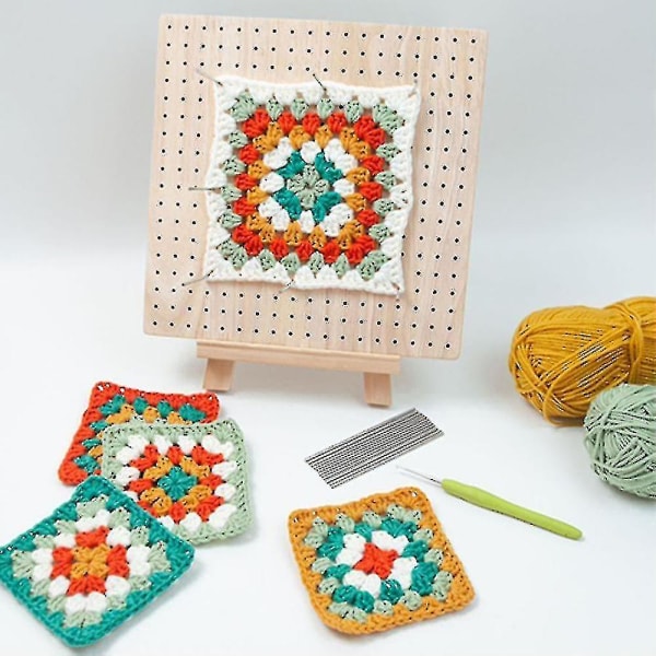 Crochet Blocking Board With Pins For Knitting & Crocheting Knitting Looms