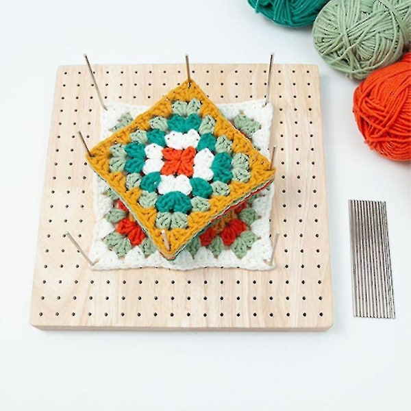 Crochet Blocking Board With Pins For Knitting & Crocheting Knitting Looms