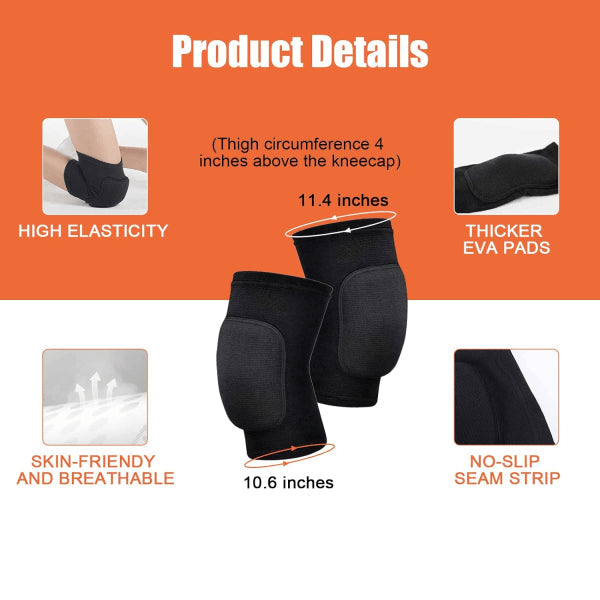 Knee Pads And Arm Guards With Thumb Holes High Protection Plate For Women Teenage Girls Training Equipment Black Support & Protective Gear