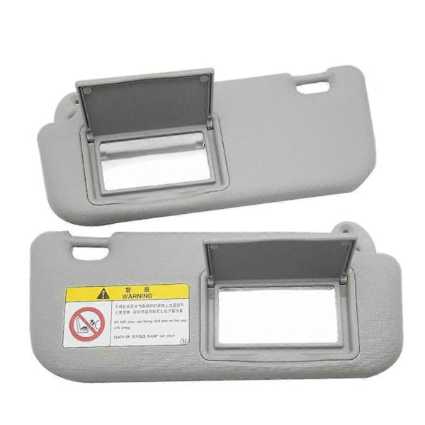 Car Sun Visor With Mirror For 2014 2017 Models Gray Sun Visors