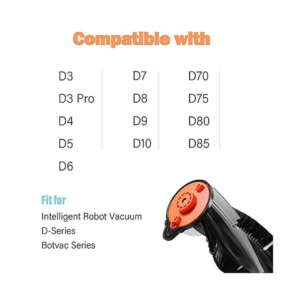Robot Vacuum Main Brush For D Series D3 D5 D7 D80 D7500 D8500 Vacuum Cleaner Parts