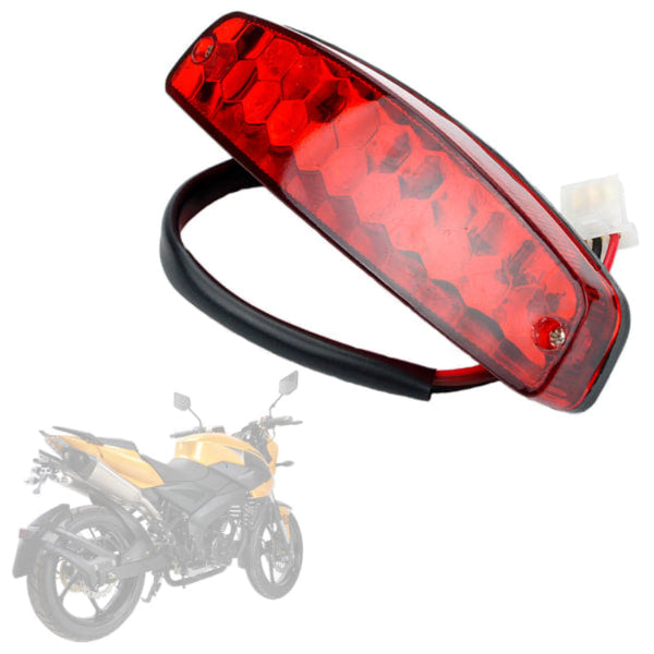 Motorcycle Led Tail Light 12V Red For Atv Off Road Tail Lights