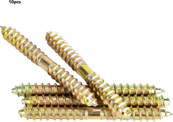 10Pcs 78Mm X Double Head Self Tapping Wood Screws For Furniture Fastening And Woodworking Furniture Parts