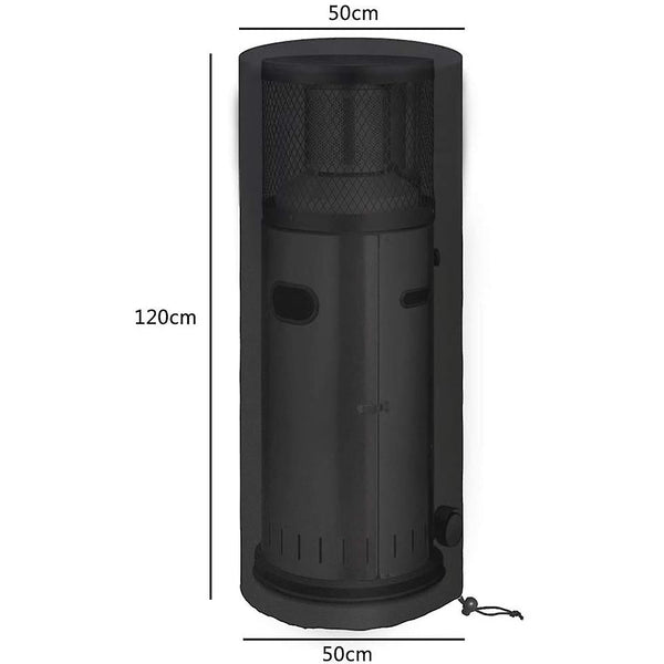 Waterproof 210D Oxford Patio Heater Cover Windproof Outdoor Protection Patio Heaters