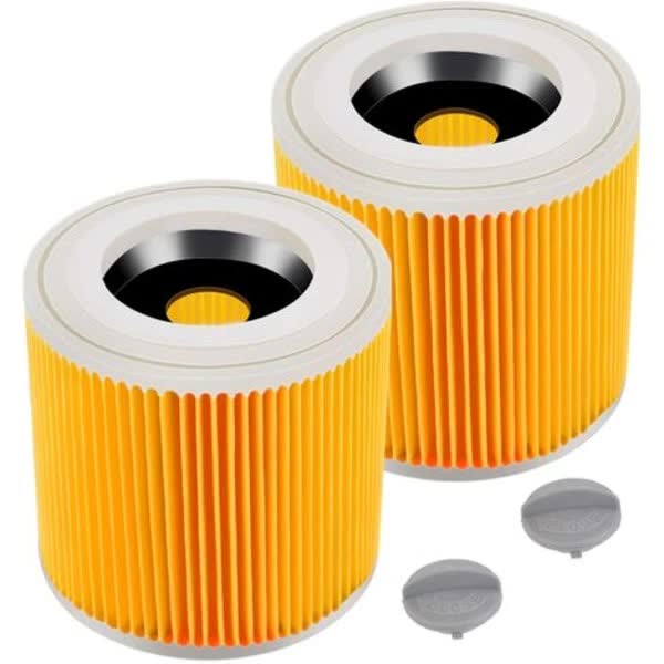 2 Pack Filter Cartridge Compatible With Karcher Wd3 Premium Nt20/1 Nt30/1 Nt38 Vacuum Cleaners Vacuum Cleaner Parts