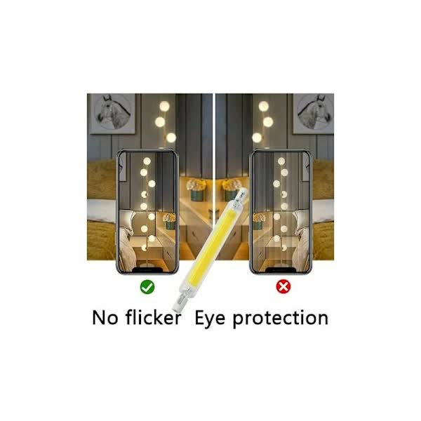 R7s Led Bulb 20W Dimmable Pack 118Mm 3000K Warm White 3000Lm 360 Degree Lighting Flicker Free Compatible With Halogen Bulbs J118 300W Led Car Lights
