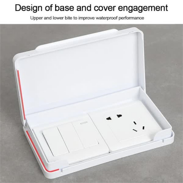 Switch Protective Cover Socket Waterproof Box Transparent Electrical Sockets