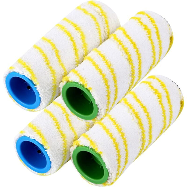 Replacement Rolls For Karcher Fc7 Fc5 Fc3d (Yellow) (4) Vacuum Cleaner Parts