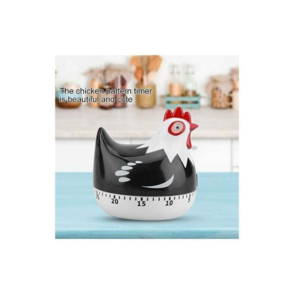 Kitchen Timer Chicken Design Manual Cooking Clock Abs Black Compatible With Braun Timers