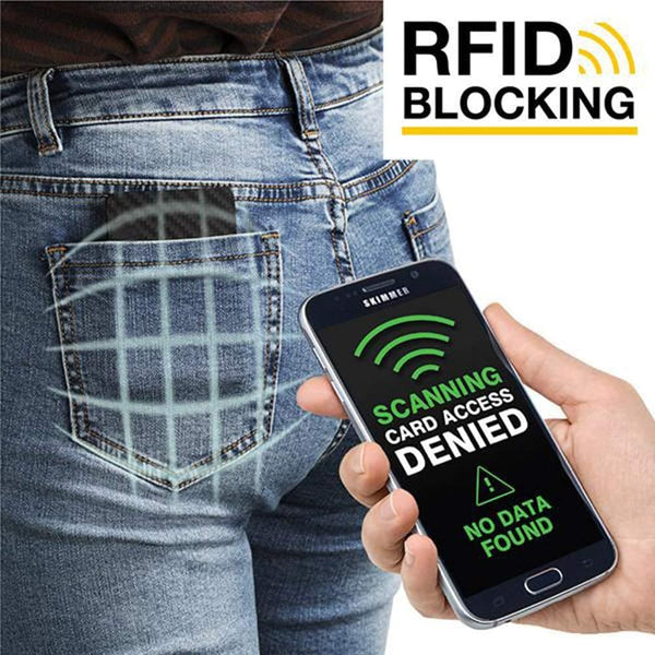 Best Selling Product!!! Carbon Fiber Rfid Card Holder Black Christmas Gift Business Card Holders