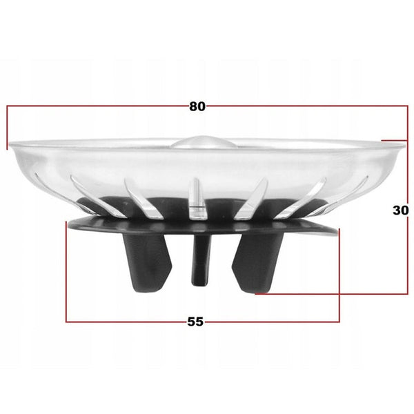 Ikea Atlant Domsjo Sink Strainer Basket Valve Kitchen Debris Catcher Colanders Strainers & Sifters