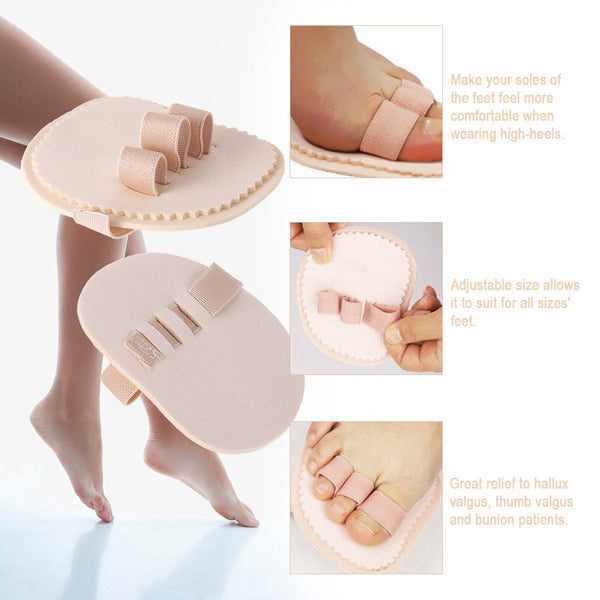 Toe Splint And Straightener Adjustable Loops Hammer Correctors Brace With Slip On Cushion Metatarsal Pads For Claw Curled Crooked Toes Support Guard P