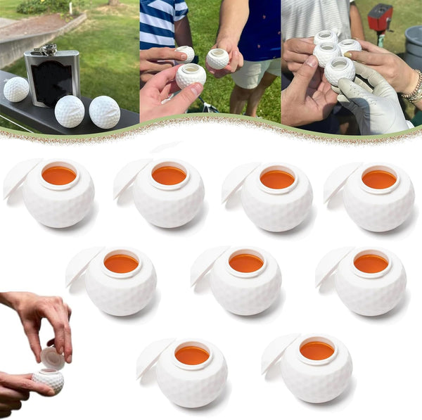 Golf Shots Ball Shaped Glass Glasses1.5Oz Cool Glassfor Enthusiasts Novelty (9Pcs) tail & Liquor Glasses
