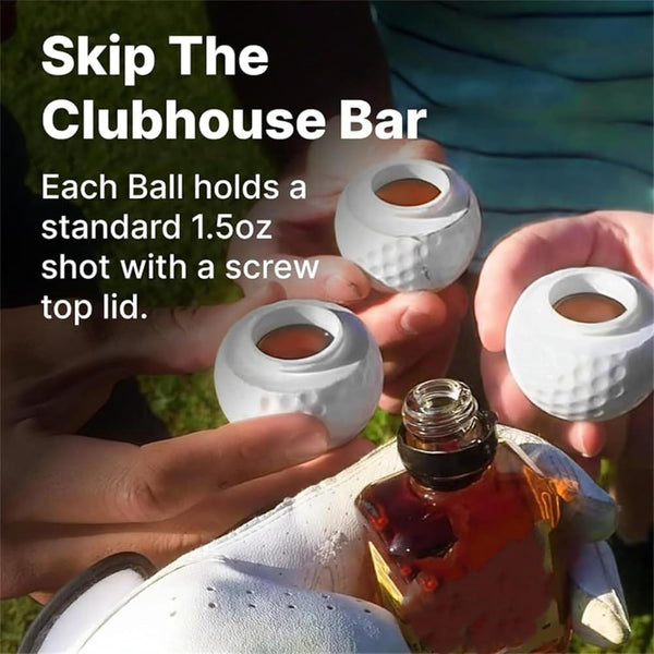 Golf Shots Ball Shaped Glass Glasses1.5Oz Cool Glassfor Enthusiasts Novelty (9Pcs) tail & Liquor Glasses