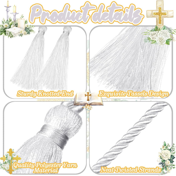 153 Inch Cincture Clergy Rope With Tassels Monks Religious Rites Celebrating Masses Alba Robes Vestments Ceremonial Decor Of Christian Denominations F