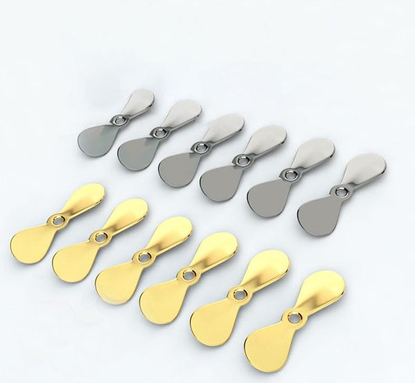 Pack Of 100 Large Topwater Propeller Blades Spin Custom Surface Wooden Lure Parts Baits & Lures