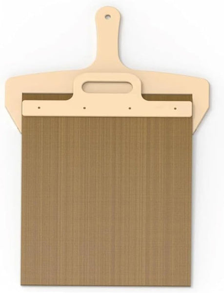 Pizza Smart Slide Magic Paddle With Handle Sliding Shovel Detachable For Easy Transfer Brown Pizza Paddles