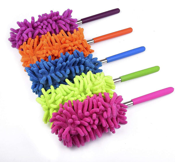 Washable For Cleaning Phoenixes Feather Extendable Dusting Wand 11Inches 30 Wet Or Dry Use (5 Pcs) Dusters