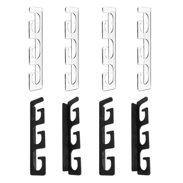 Fishing Rod Holders Set Of 6 Black Acrylic Garage Storage Rod Rests & Holders