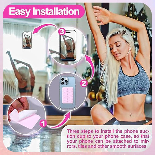 5Pc Silicone Phone Suction Cup Mount For Walls Hands Free Video & Photo Mounts & Holders