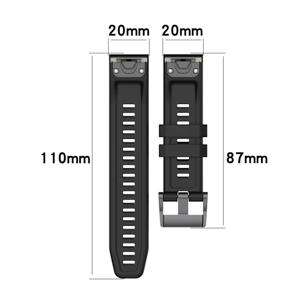 26Mm Silicone Strap For Garmin Fenix 7X 7S 6X Pro 6S 5 5X Plus Smartwatch Bracelet Descent Mk2i Mk3 51Mm 12 Watch Bands
