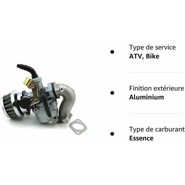 Pz19 Carburetor Kit For 50Cc 70Cc 90Cc 110Cc Atv Dirt Bike Quad With 19Mm Compatible Taotao Sunl Lawn Mower Parts