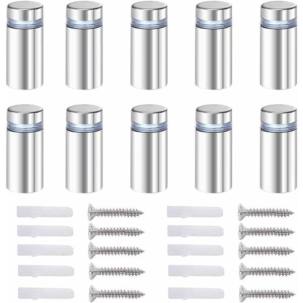 Stainless Steel Spacer Screws 12X40mm For Glass Advertising Axis Mounting With 20X And Accessories Screws & Bolts