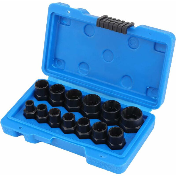 13 Piece Damaged Bolt Extractor Socket Wrench Set Socket Wrenches